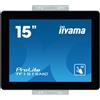 iiyama ProLite TF1515MC-B2 Monitor PC 38,1 cm (15) 1024 x 768 Pixel XGA LED Touch screen Nero [TF1515MC-B2]