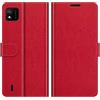 Kezaizhe Custodia per Wiko Y62 PU Pelle Wallet Protettivo Cellulare Flip Cover per Y62 Wiko Y 62 2021 a Portafoglio Telefono con Magnetica (Red)