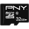 GielleService Scheda Memoria Micro SDHC PNY Performance Plus da 32 GB UHS-I Classe 10