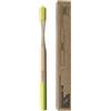 ALCEA Srl Spazzolino Bamboo Hard Lime - Spazzolino per Denti Ecologico, 1 Pezzo, Sostenibile e Biodegradabile