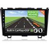 YUNTX [4GB+64GB] Android 12 Autoradio per Honda CRV(2007-2011)-[Incorporato Carplay/Android Auto/DSP/GPS]-IPS 2.5D 9 Touch Screen-CAM+MIC-DAB/Mirror Link/Bluetooth 5.0/WiFi/USB/4G