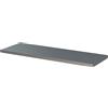 SOGI Piano di lavoro in acciaio inox SOGI ARR-TOP-A-C per arredo officina - per sistema modulare ARR-OFF - 1360x466x36 mm