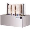 Attrezzature Professionali Asciuga Lucida Bicchieri a 6 Spazzole - Prod/24h 400/500 Pezzi