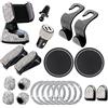 hifrom 20 pezzi accessori per auto brillantini, accessori per interni auto con brillantini per donne, accessori per auto brillantini, porta occhiali brillantini per donne, supporto per cellulare