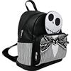 Disney The Nightmare Before Christmas Jack - Mini zaino da 10, nero/bianco/grigio., Small, Mini zaino