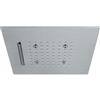 Vema Rubinetterie - Soffione acciaio Quadro ad incasso con cascata - V08275