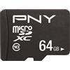 GielleService Scheda Memoria Micro SDXC PNY Performance Plus da 64 GB UHS-I Classe 10