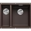 Blanco SUBLINE 340/160 U Vasca Destra Caffè 1520410 con Set Stainless Steel