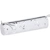 Clairefontaine 400061C Trousse rotonda scamosciata Cosmicuir in vera pelle, color Argento