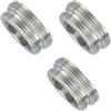 Schläfer 632513 | 3Pz Adattatore Rubinetto Maschio/Maschio, Filetto M24x1/M22x1 Esterno, Raccordo, Riduzione M24x1et x M22x1et in Ottone Cromato, Compatibile con Aeratore Neoperl