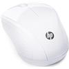 HP 220 Mouse Wireless, Tecnologia LED Blu, Sensore Ottico da 1300 DPI, 3 Pulsanti e Rotella di Scorrimento Integrata, Impugnature Pratiche e Funzionali, Ricevitore Nano Incluso, Bianco