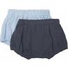 Wooly Organic 2 Pantaloncini Bloomers in Mussola di Cotone (blue 68)