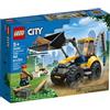 LEGO CITY 60385 Scavatrice per costruzioni LEGO