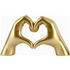 Kityemo Statua delle Dita dell'Amore - Scultura di Coppia in Resina per Arredamento Casa, Decorazione Romantica, Regalo di Matrimonio