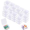 30 Pezzi Scatole Plastica con Coperchio Piccole, Contenitori Plastica  Trasparente Piccoli, 5,5 x 5,5 x 2cm Scatoline Plastica, Contenitori  Quadrati in Plastica per Piccoli Oggetti e Altri Artigianali : :  Casa e cucina