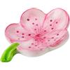 HuaLiSiJi Piattino Portasapone Ceramica Rosa Scatola di Sapone per Una Lunga Durata, Adatto per Tutte Le Misure Comuni di Sapone Solido (Rosa)