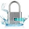 Mineup Lucchetto con Impronta Digitale, Lucchetto per Impronte Digitali, IPX22 impermeabile Lucchetto Biometrico Senza Chiave con Chiave per porta, valigia, zaino, palestra, bicicletta