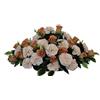 DRW - Centrotavola con Fiori per cimitero, sepoltura Santi tonalità Rosa, 60 x 40 x 28 cm, Rosa e Verde