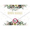 LINA OFFICINE GRAFICHE CREATIVE biglietto auguri natale italiano formato 16 x 11 portasoldi regalo natalizio 96-908