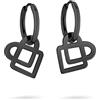 Liebeskind Berlin orecchino LJ-1408-E-21 IP nero Amazon Exclusive