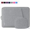 NEWHEY Custodia per MacBook Air 15,6 Pollici Impermeabile Custodia PC 15-15,6 Pollici Antiurto Porta Computer Custodia Borsa con Piccolo Caso Grigio