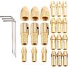 Jikoiuty 3 Seghe 0,5-3 Mm Forno Fodera Piccola Pinza Elettrica Punta di serraggio Adatto per Utensili Girevole 3 Dimensioni -2,0 Mm 2,35 Mm 3,17 Mm