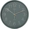 DRW Orologio da Parete Rotondo in Acrilico con lancetta dei Secondi in Blu, 38 x 5,5 cm