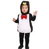 CARTOON Costume di carnevale, Pinguino, 1-3 anni, vestito e copricapo, travestimento, per bambini, halloween, feste a tema