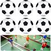 teng hong hui 6 Pezzi Palline Calciobalilla Mini Palline Calciobalilla Nero Bianco Palline Calciobalilla Mini Palline di Ricambio Calciobalilla Piccolo per Bambini e Adulti Gioco Palline Calciobalilla