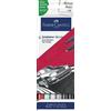 Faber-Castell 164813 - Goldfaber Sketch Marker Car Design, confezione da 6 pennarelli ad alcool con punta a pennello e punta fineliner