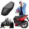 TUKNN Coprisedile per Moto,Coprisella,Scooter Coprisedili,Coprisella per  Moto in Pelle,Coprisedile per Ciclismo Moto Impermeabile, Coprisella Scooter  Universale,Con Fascia Elastica Adatta,Nero : : Auto e Moto