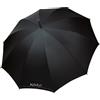 H.DUE.O HIGH-TECH Ombrello Grande da Pioggia XXL Cupola 122 cm. Ombrello Uomo Automatico Antivento Tecnologia Avanzata Materiali Lunga Durata [FALCON] [NERO]