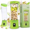 BlendyGo 3® Frullatore Portatile Elettrico, Mini Mixer Smoothie Maker, Frullatore per Smoothie, Portable Blender USB to go 550 ml, Senza BPA, Tecnologia PulseMotion & BlendPro (Verde)