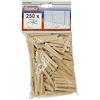 Connex COX792001 - Zeppe in legno per piastrelle, confezione da 250