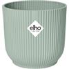 Elho Vibes Fold Round 14 - Vaso per Piante da Interno - Ø 14.1 x H 12.9 cm - Verde/Verde Sorbetto
