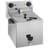 AMITEK Friggitrice elettrica - Capacità lt 6 - cm 34 x 43 x 31 h