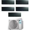 Daikin FTXJ20AB FTXJ25AB FTXJ25AB FTXJ35AB FTXJ35AB 5MXM90A Climatizzatore Penta Split Parete Emura3 Black/Nero 7+9+9+12+12 R-32 WIFI