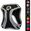 Croci C5081644 - Pettorina Riflettente Per Cani, Multicolore (Nero), M, 1 Pezzo