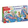 Clementoni Sapientino - Italia Interattiva, Gioco Educativo Bambini 3-7 Anni, Mappa Parlante, Poster Elettronico per Imparare la Geografia, 5 modalità di Gioco, 200 Touchpoint, Lingua Italiana, 16445
