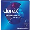 Durex Settebello Jeans Profilattico 3 Pezzi