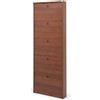 Generico SCARPIERA SERENA 5ANTE CM.65X15X180H NOCE ANTICO