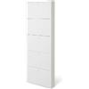 Generico SCARPIERA SERENA 5A CM.65X15X180 BIANCO FRASSINATO