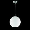 Trio MOON SOSPENSIONE SFERA VETRO BIANCA D.30 E27 60W