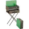 Generico Barbecue a Carbone Piano Lungo 42x31 Richiudibile a Valigia