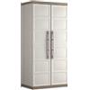 ARMADIO ALTO 4 RIPIANI DIMENSIONE CM 89X54X182 COLORE SABBIA