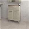 Generico LAVATOIO 2ANTE CM.60X50 ROVERE GRIGIO
