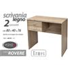 Gicos SCRIVANIA ERMES CM.80X40X76 ROVERE