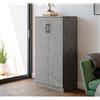Generico MOBILE GABRIELLA 2 ANTE CM.71X38X130 CEMENTO