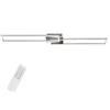 Briloner Plafoniera Applique Frame cm 110x25 Potenza 40Watt 2700K Dimmerabile Colore Cromo
