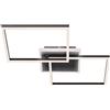 Briloner Applique Plafoniera LED Frame cm 50x38,8 40Watt Metallo Nero